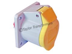 110v 16 Amp 3 Pin IP44 Panel Socket